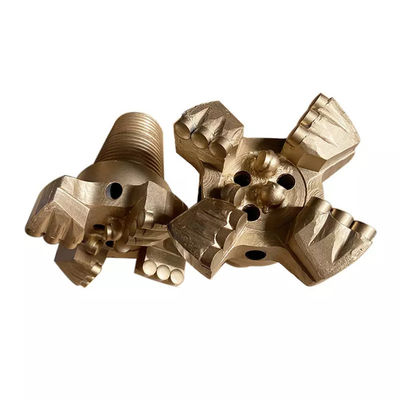 Puits de pétrole Diamond Pdc Drill Bit 4 Wing High Impact Toughness